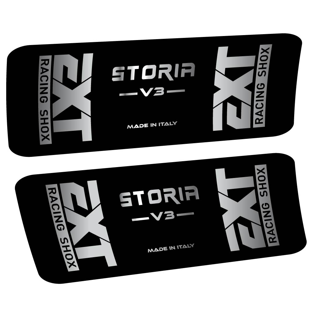 Stickers EXT Storia v3 compatibles Autocollants amortisseur