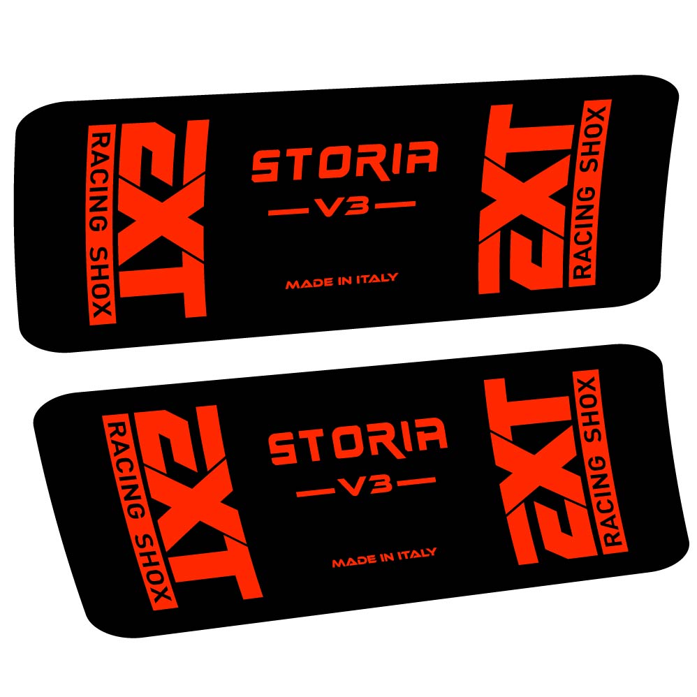 Stickers EXT Storia v3 compatibles Autocollants amortisseur