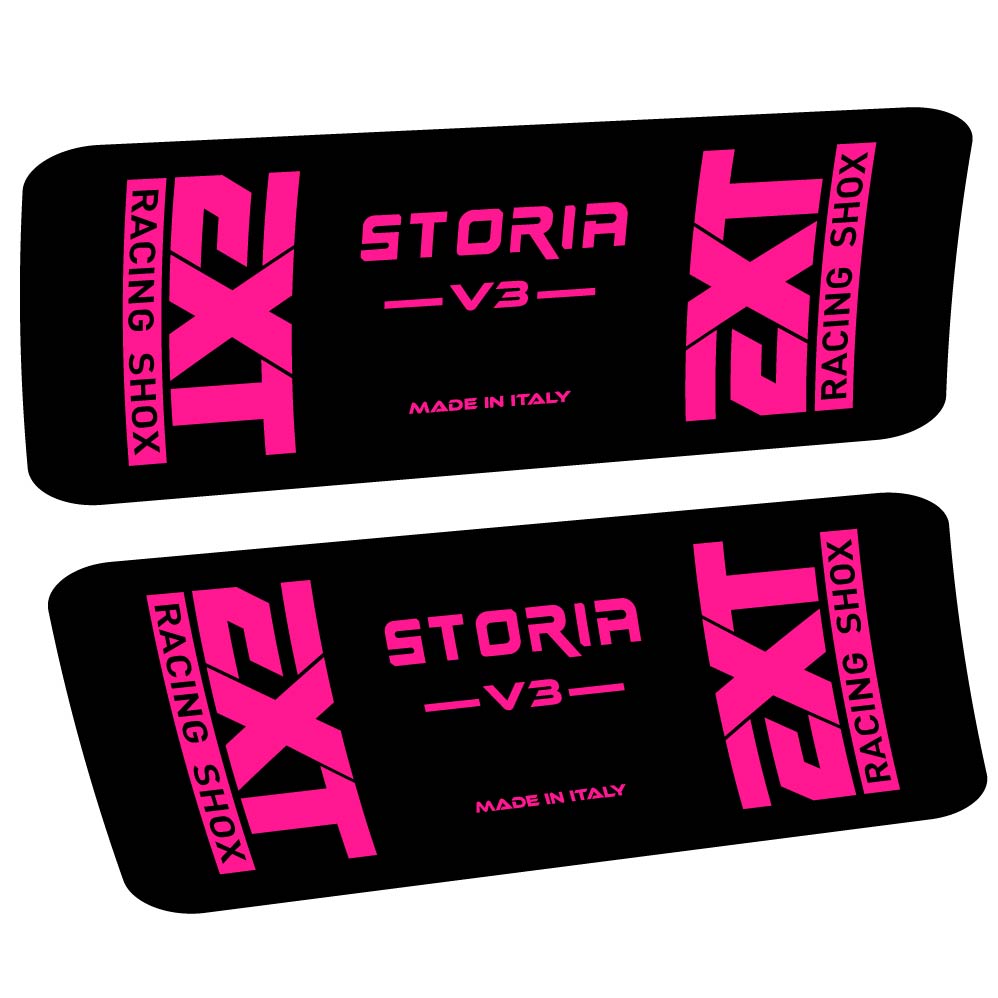 Stickers EXT Storia v3 compatibles Autocollants amortisseur