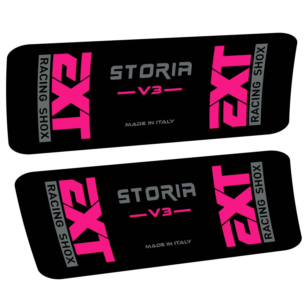 Stickers EXT Storia v3 compatibles Autocollants amortisseur