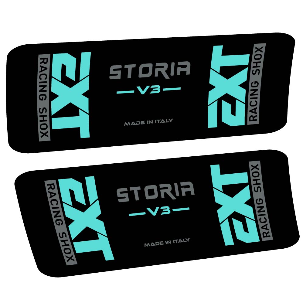 Stickers EXT Storia v3 compatibles Autocollants amortisseur