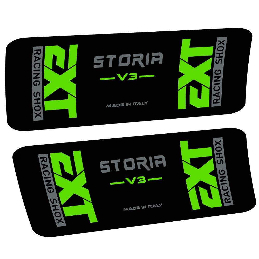 Stickers EXT Storia v3 compatibles Autocollants amortisseur