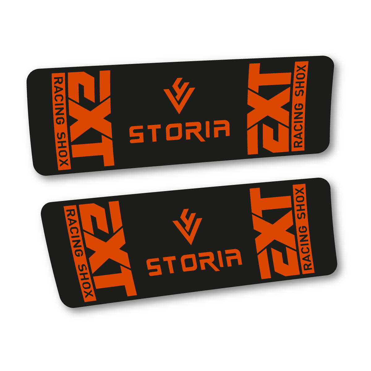 Stickers compatibles EXT Storia V4 2023 pour amortisseur – autocollants vinyle - Argile