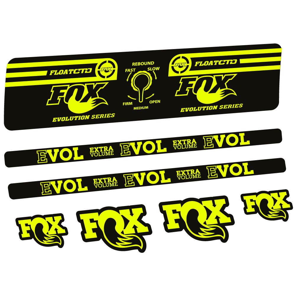 Stickers Fox Float CTD Evolution Series 2016 compatibles Autocollants amortisseur
