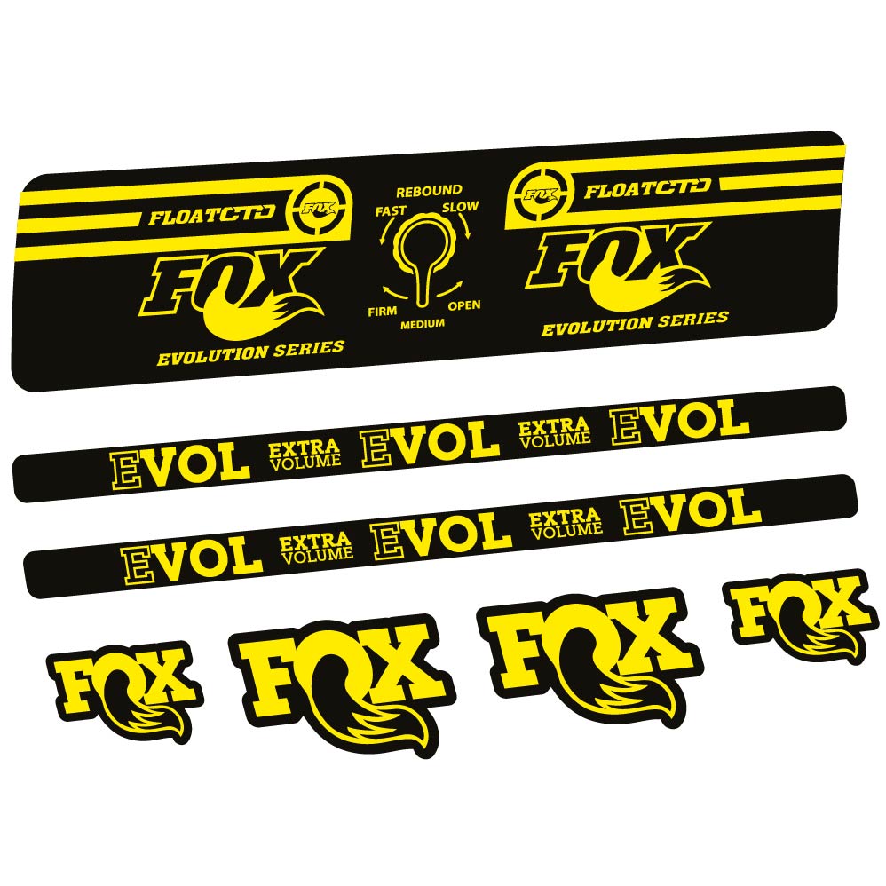 Stickers Fox Float CTD Evolution Series 2016 compatibles Autocollants amortisseur