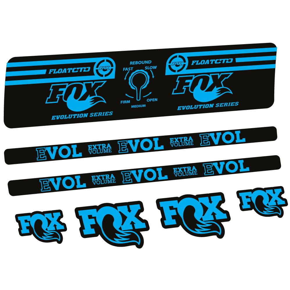 Stickers Fox Float CTD Evolution Series 2016 compatibles Autocollants amortisseur
