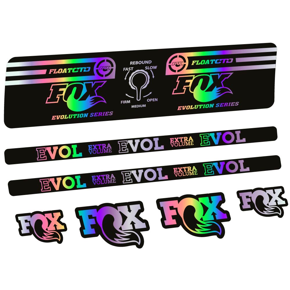 Stickers Fox Float CTD Evolution Series 2016 compatibles Autocollants amortisseur