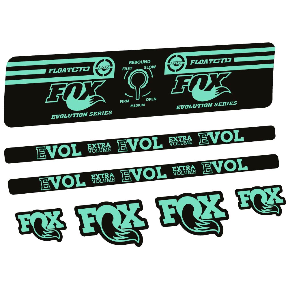 Stickers Fox Float CTD Evolution Series 2016 compatibles Autocollants amortisseur