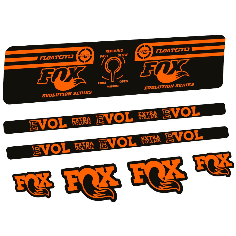 Stickers Fox Float CTD Evolution Series 2016 compatibles Autocollants amortisseur