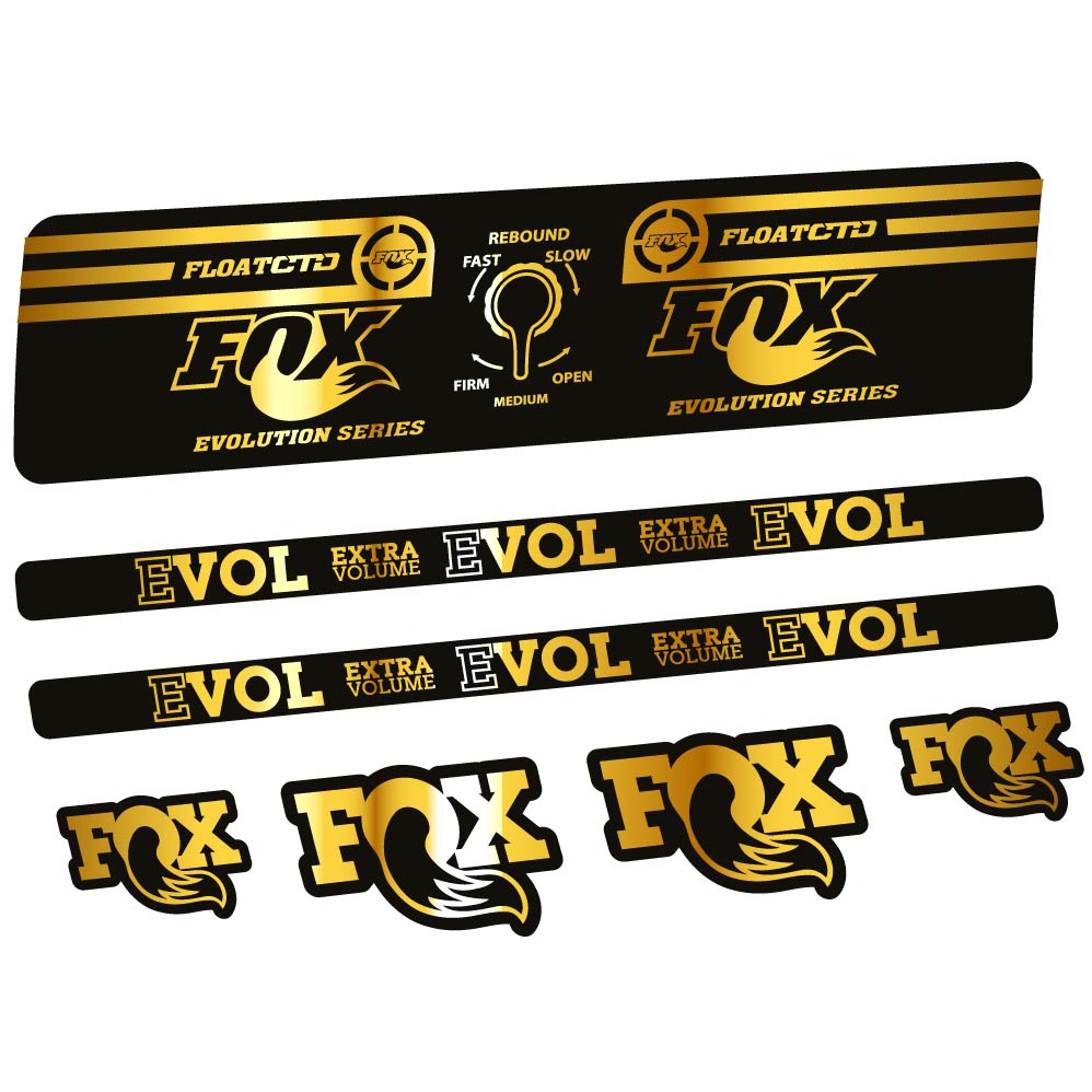 Stickers Fox Float CTD Evolution Series 2016 compatibles Autocollants amortisseur