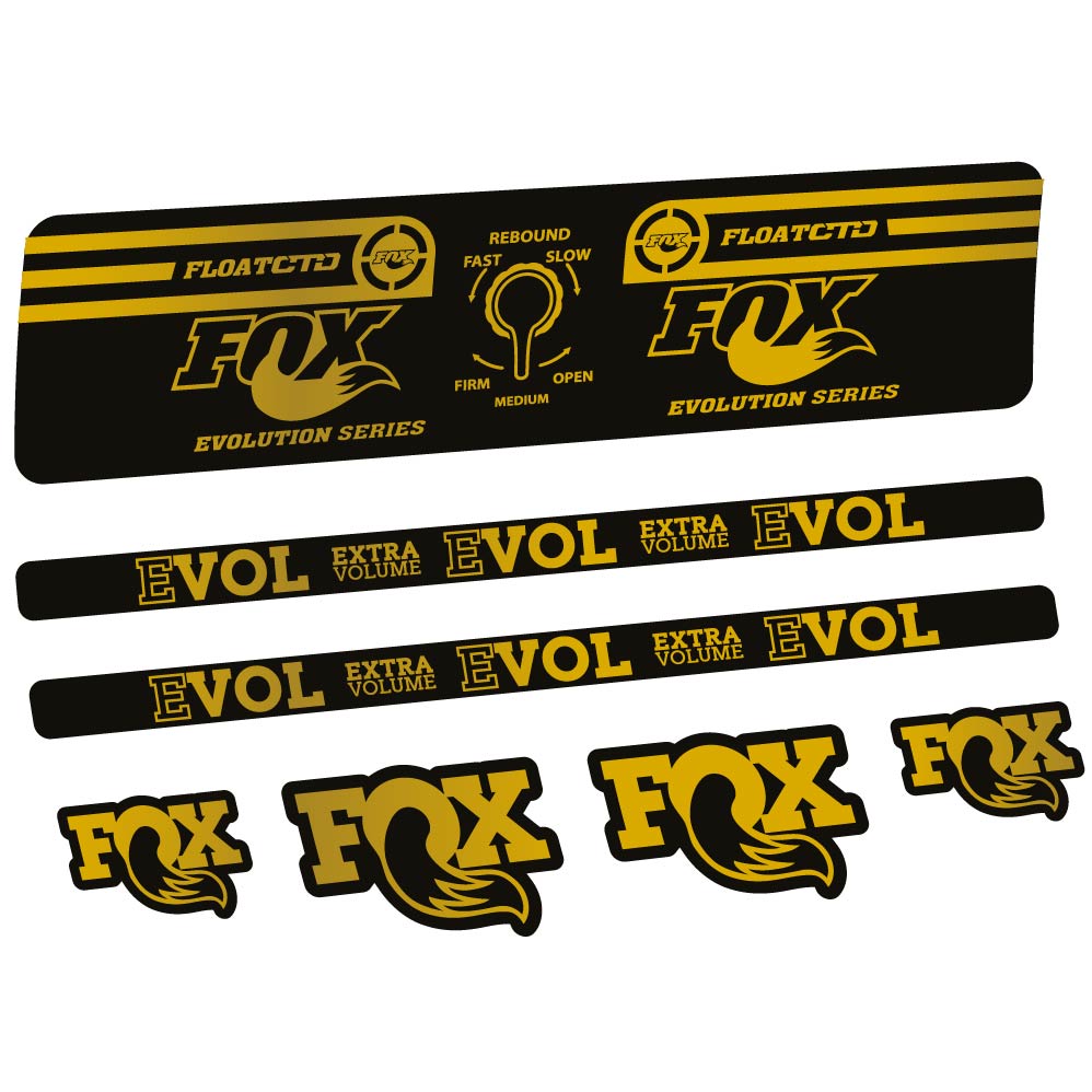 Stickers Fox Float CTD Evolution Series 2016 compatibles Autocollants amortisseur