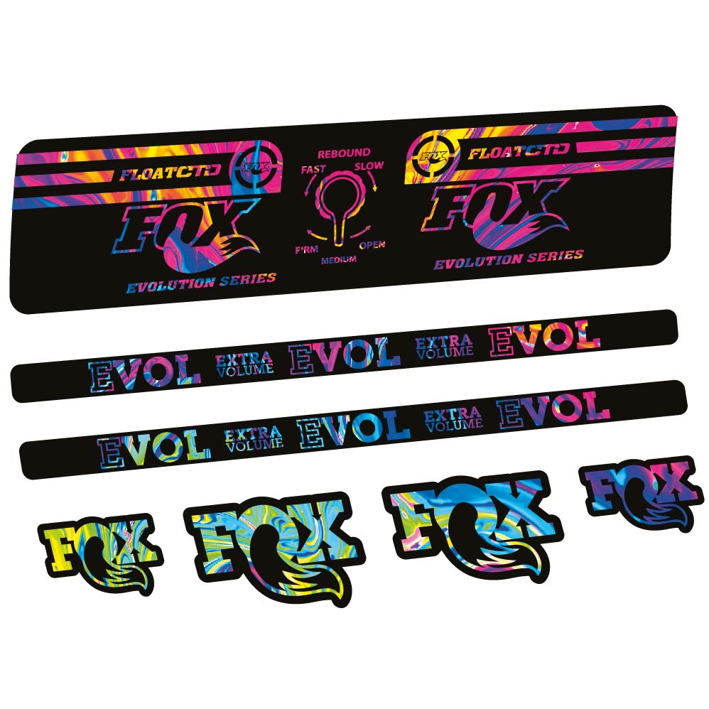 Stickers Fox Float CTD Evolution Series 2016 compatibles Autocollants amortisseur