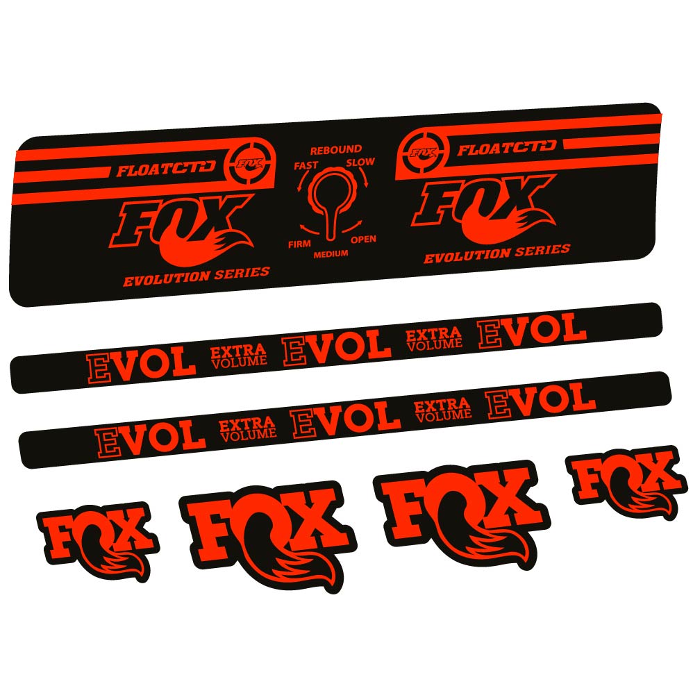 Stickers Fox Float CTD Evolution Series 2016 compatibles Autocollants amortisseur