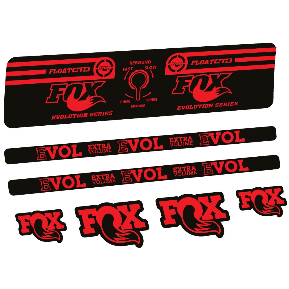 Stickers Fox Float CTD Evolution Series 2016 compatibles Autocollants amortisseur