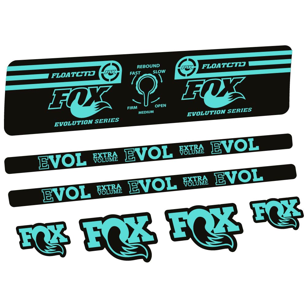 Stickers Fox Float CTD Evolution Series 2016 compatibles Autocollants amortisseur