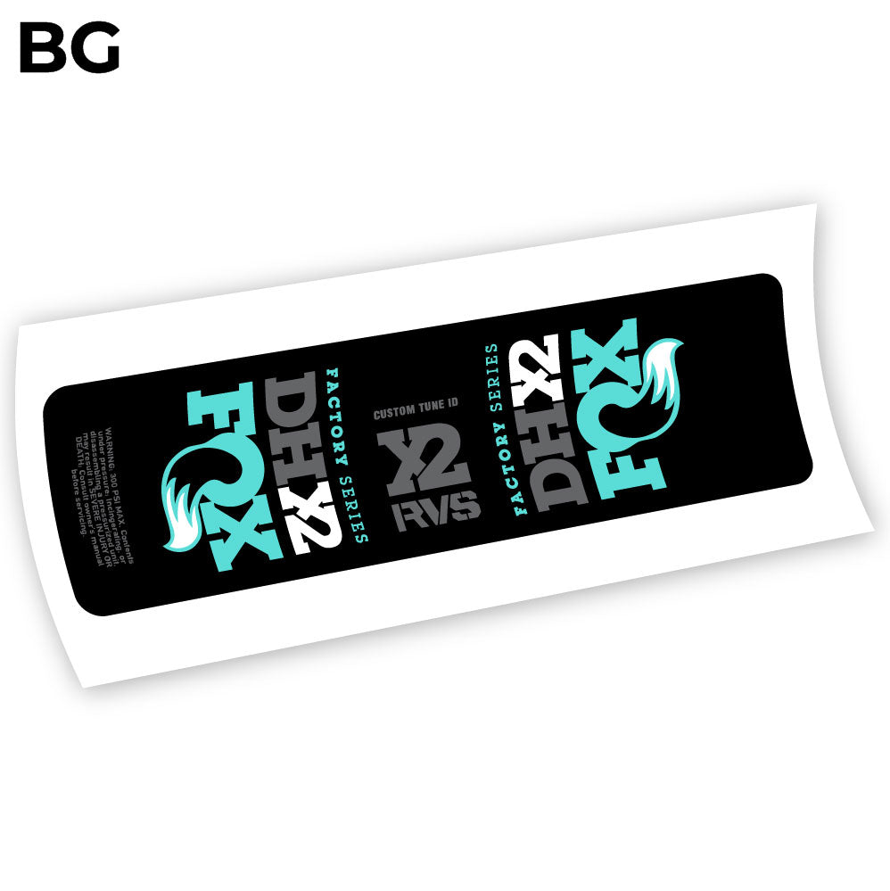 Stickers Fox DHX2 2019 compatibles Autocollants amortisseur VTT