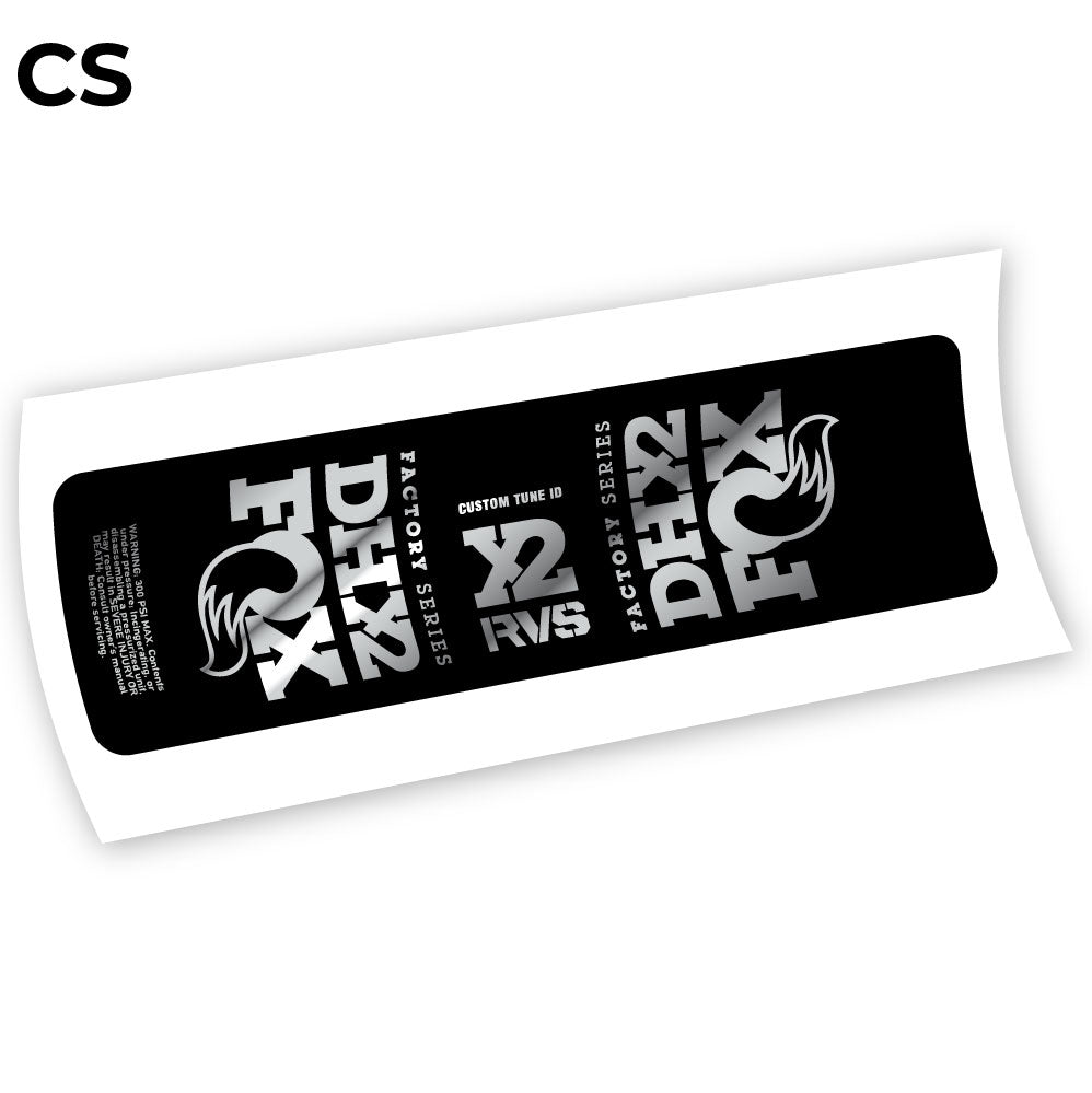 Stickers Fox DHX2 2019 compatibles Autocollants amortisseur VTT
