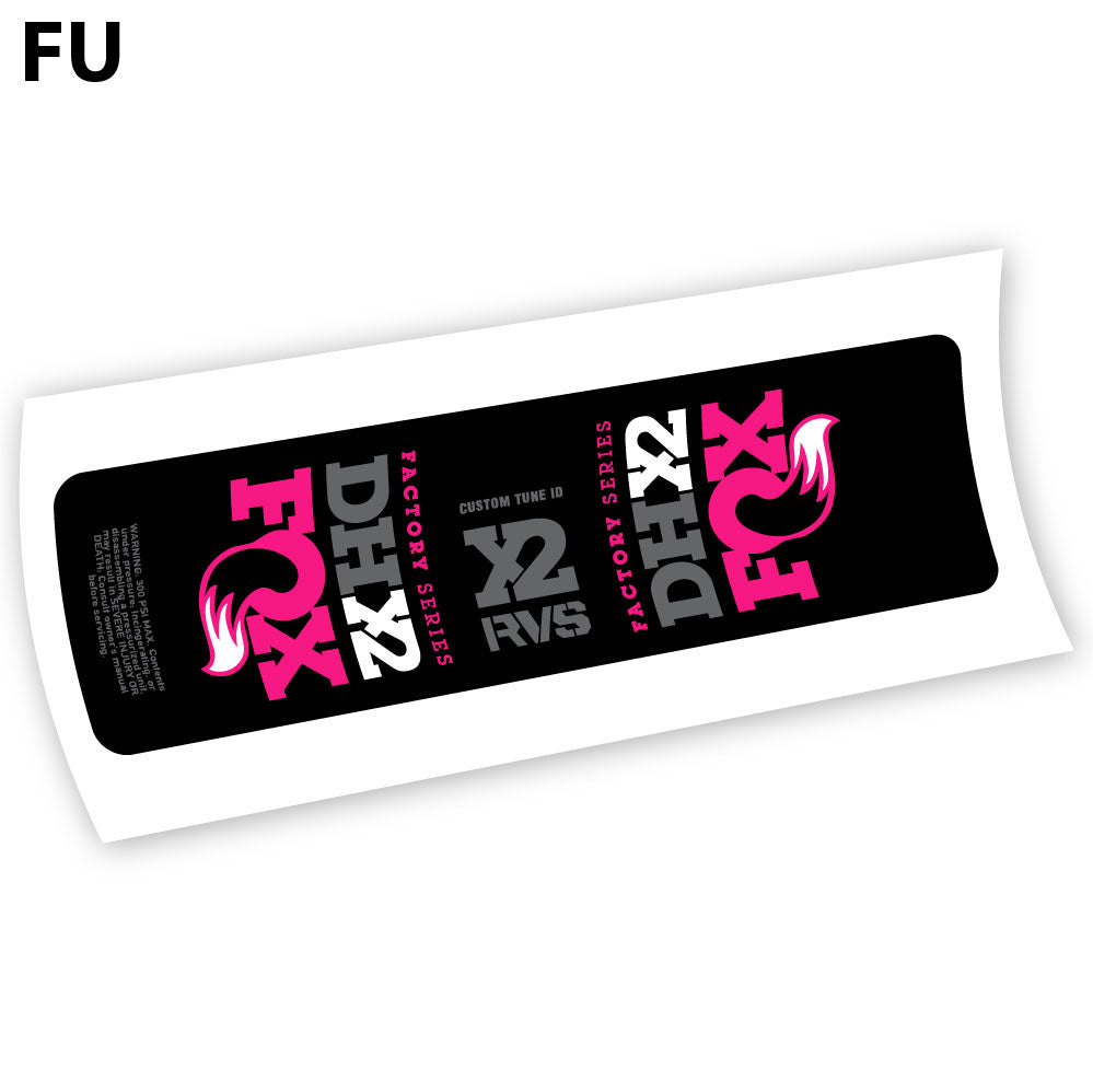 Stickers Fox DHX2 2019 compatibles Autocollants amortisseur VTT