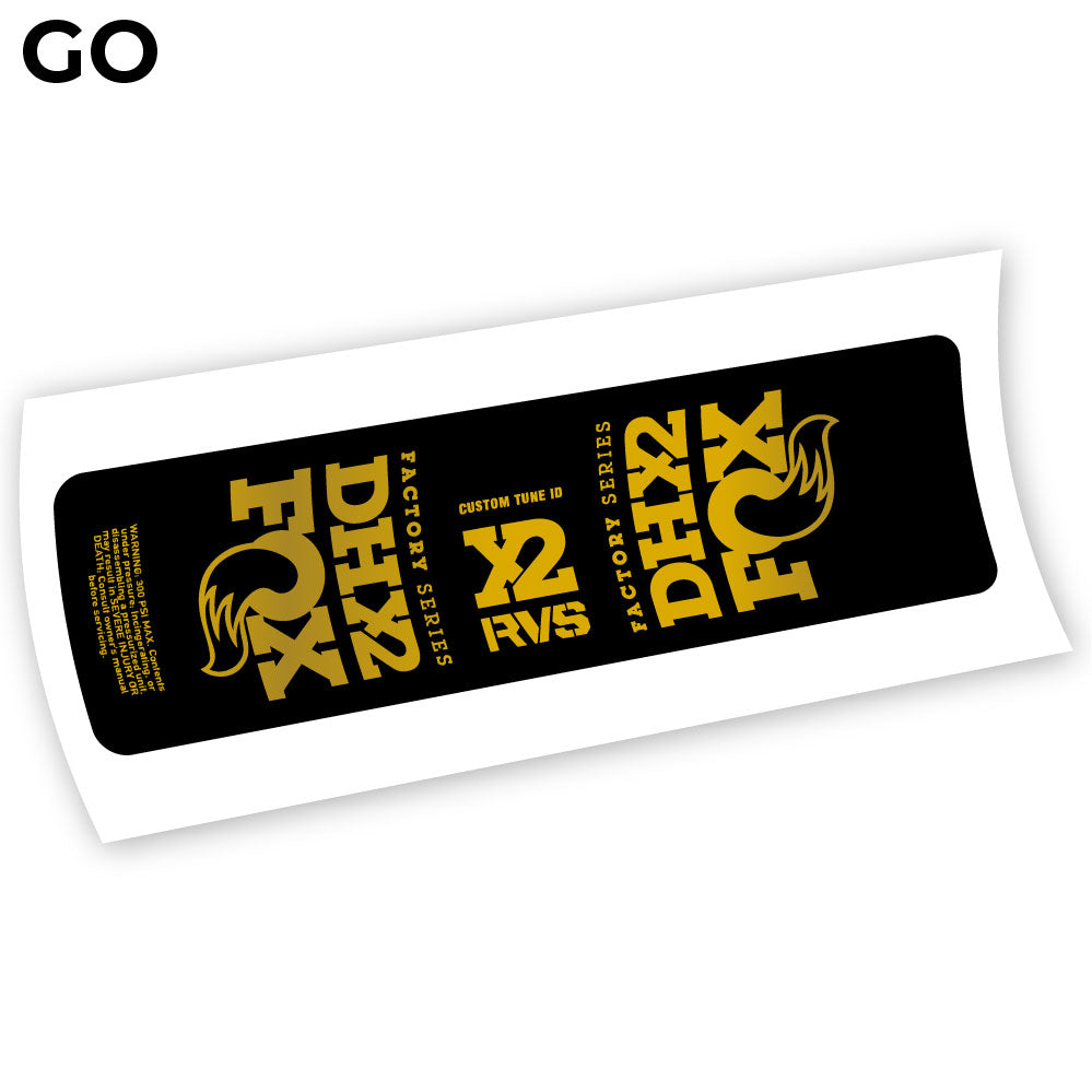 Stickers Fox DHX2 2019 compatibles Autocollants amortisseur VTT