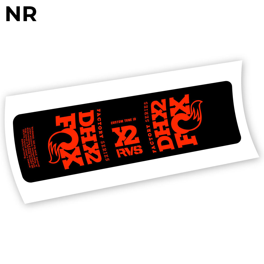 Stickers Fox DHX2 2019 compatibles Autocollants amortisseur VTT