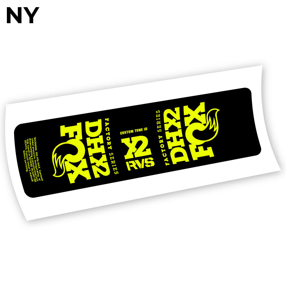 Stickers Fox DHX2 2019 compatibles Autocollants amortisseur VTT