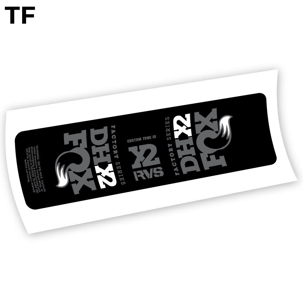 Stickers Fox DHX2 2019 compatibles Autocollants amortisseur VTT