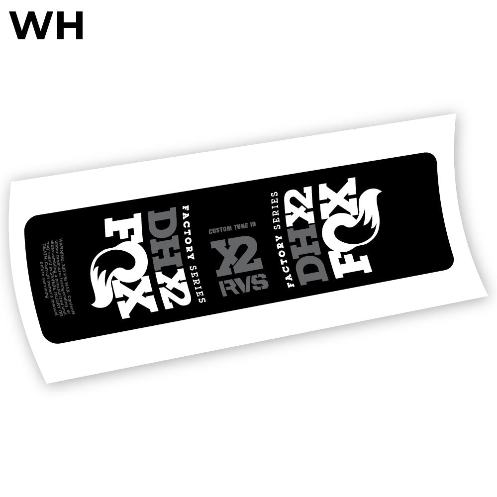 Stickers Fox DHX2 2019 compatibles Autocollants amortisseur VTT