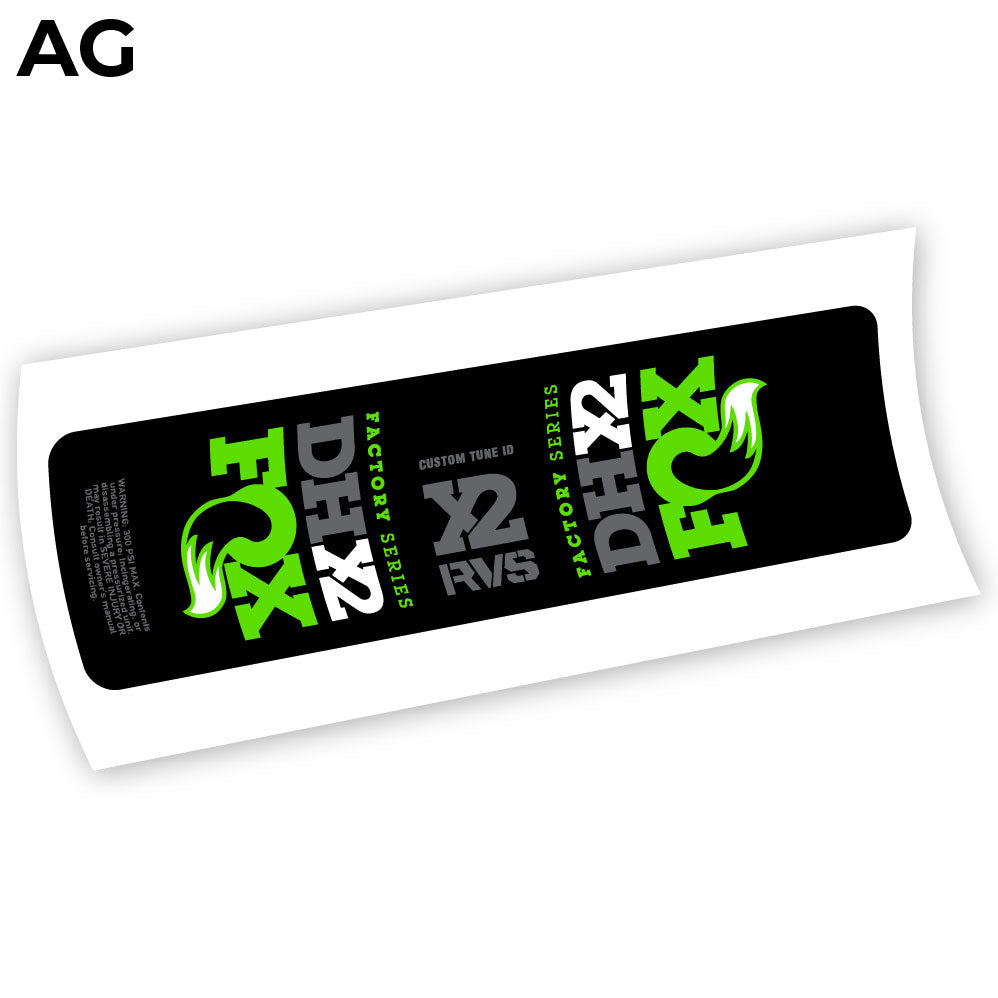 Stickers Fox DHX2 2019 compatibles Autocollants amortisseur VTT