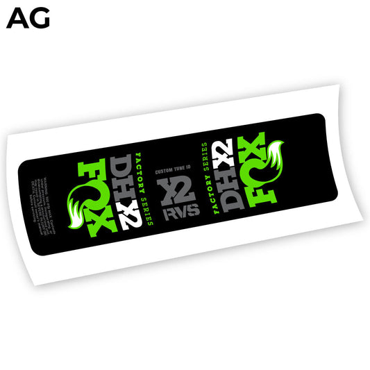Stickers Fox DHX2 2019 compatibles Autocollants amortisseur VTT