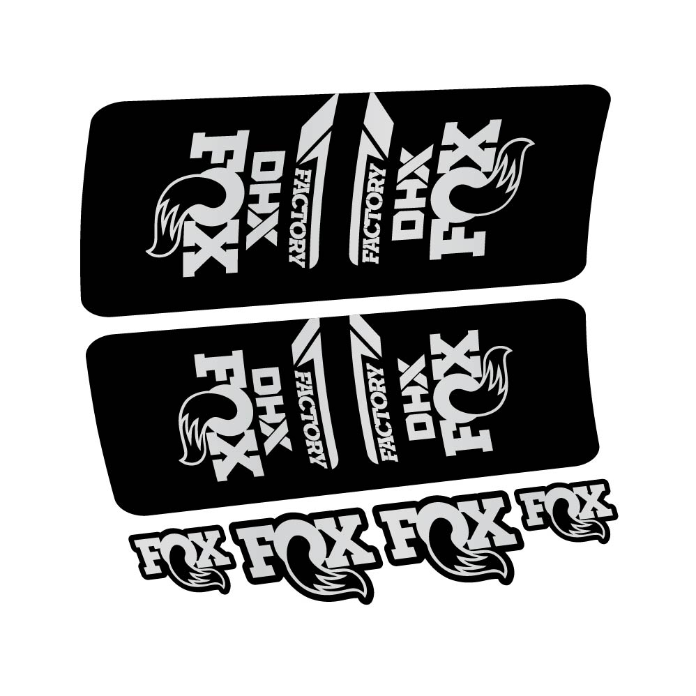 Stickers Fox DHX Factory 2022 compatibles Autocollants amortisseur VTT