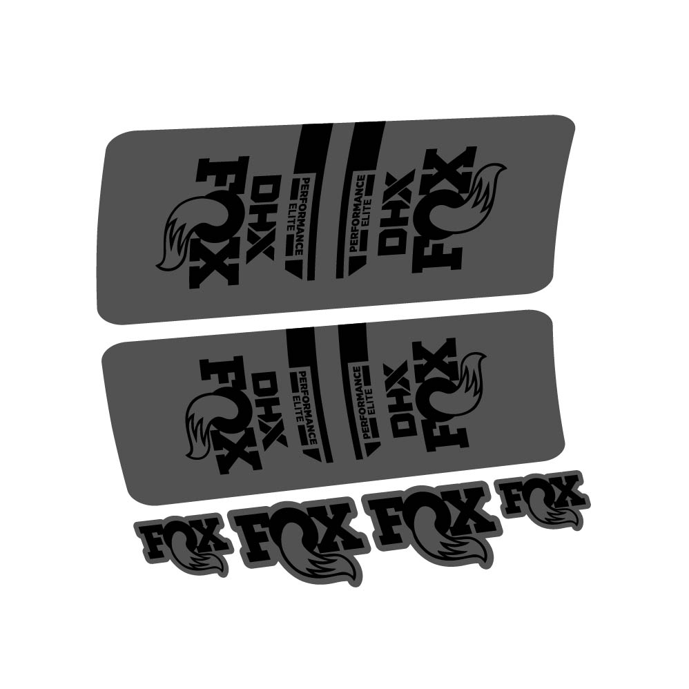 Stickers Fox DHX Elite 2022 compatibles Autocollants amortisseur VTT