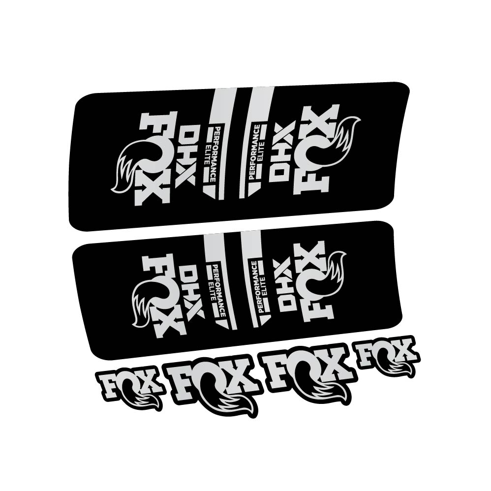 Stickers Fox DHX Elite 2022 compatibles Autocollants amortisseur VTT