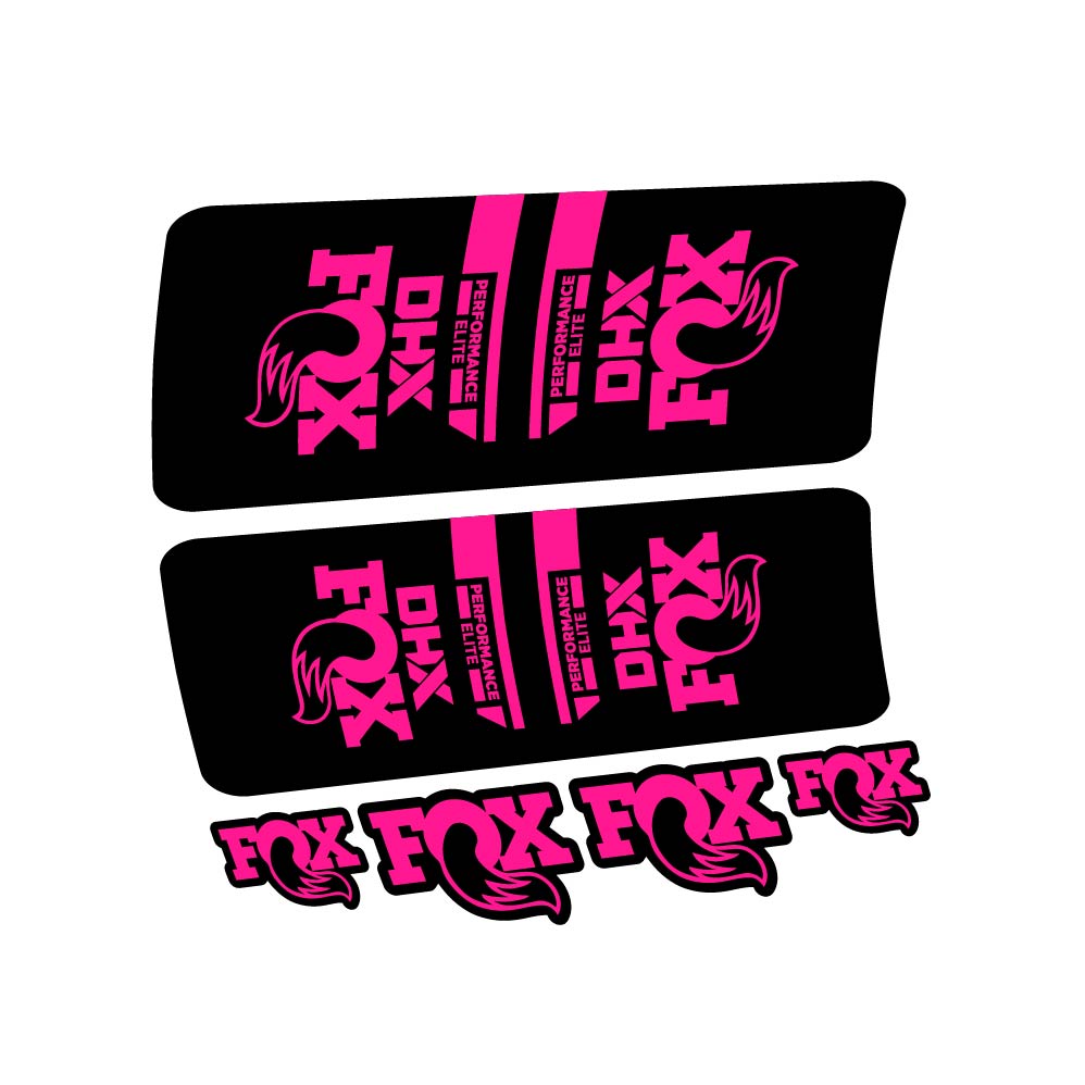 Stickers Fox DHX Elite 2022 compatibles Autocollants amortisseur VTT