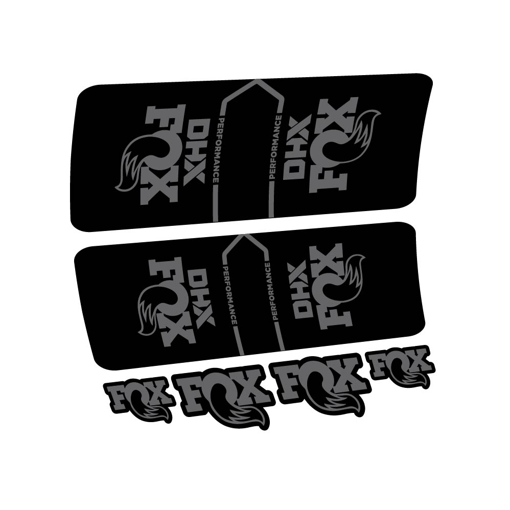 Stickers Fox DHX Performance 2022 compatibles Autocollants amortisseur VTT