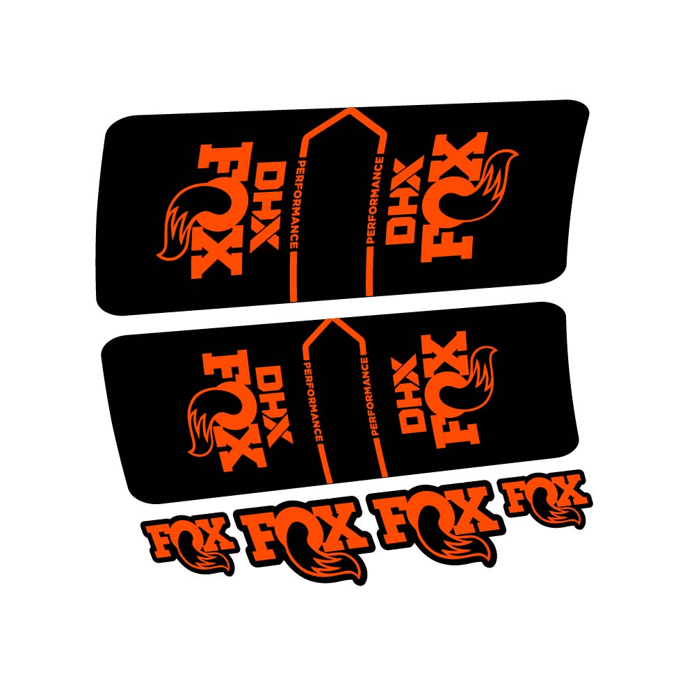 Stickers Fox DHX Performance 2022 compatibles Autocollants amortisseur VTT