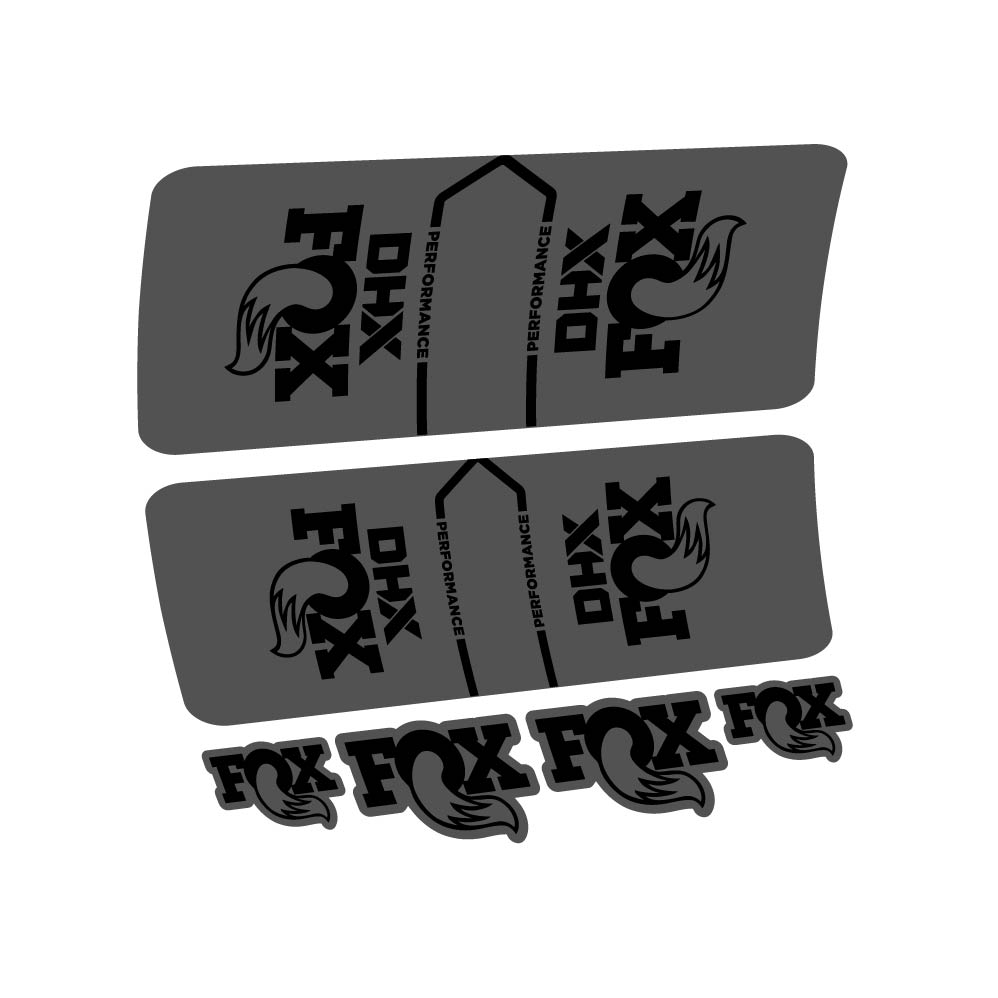 Stickers Fox DHX Performance 2022 compatibles Autocollants amortisseur VTT