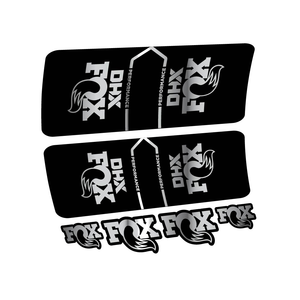 Stickers Fox DHX Performance 2022 compatibles Autocollants amortisseur VTT