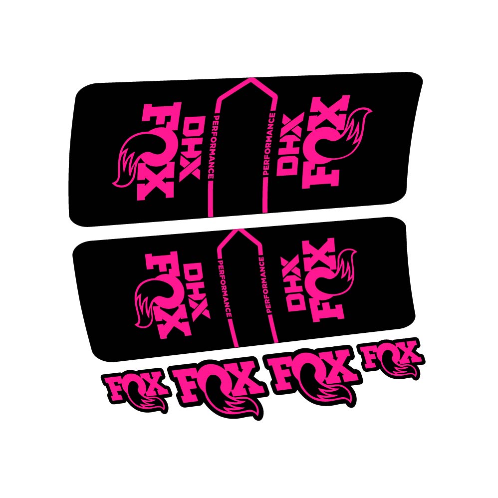 Stickers Fox DHX Performance 2022 compatibles Autocollants amortisseur VTT