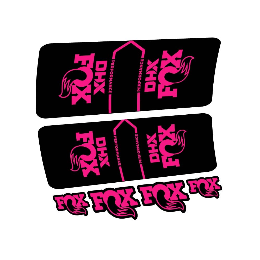 Stickers Fox DHX Performance 2022 compatibles Autocollants amortisseur VTT