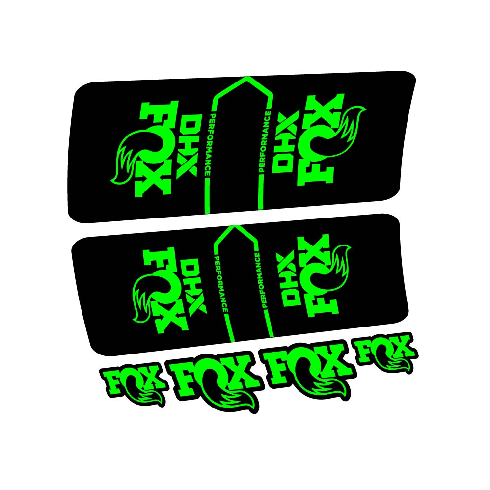 Stickers Fox DHX Performance 2022 compatibles Autocollants amortisseur VTT