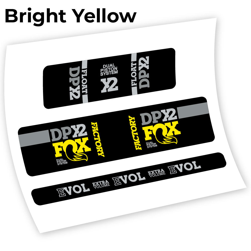 Stickers Fox DPX2 2018, 10€ compatibles Autocollants amortisseur