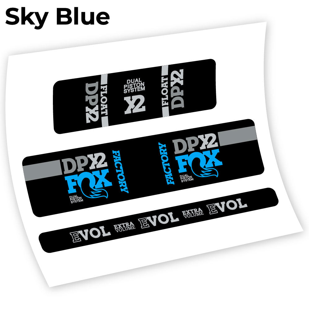 Stickers Fox DPX2 2018, 10€ compatibles Autocollants amortisseur