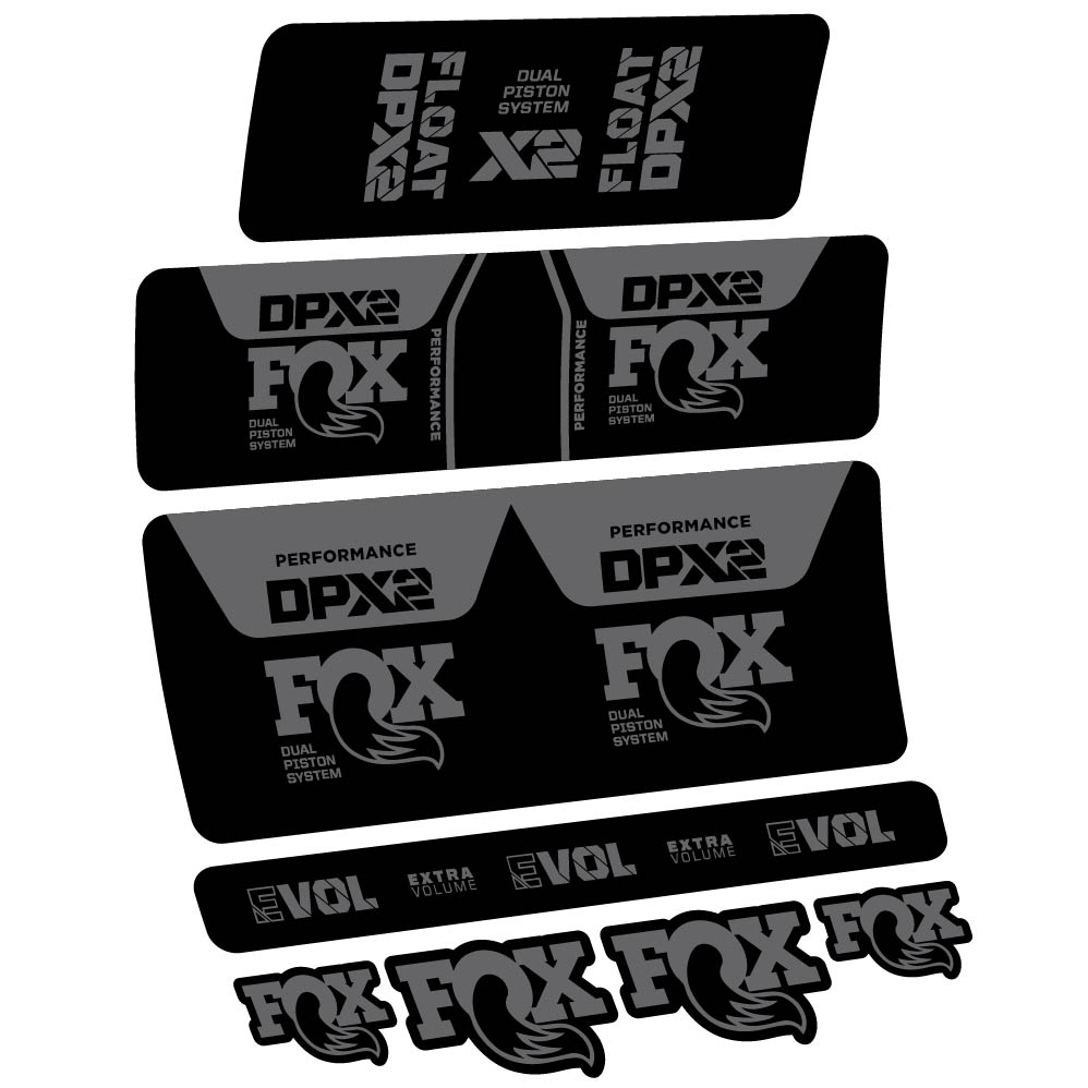 Stickers Fox DPX2 Performance 2021 compatibles Autocollants amortisseur