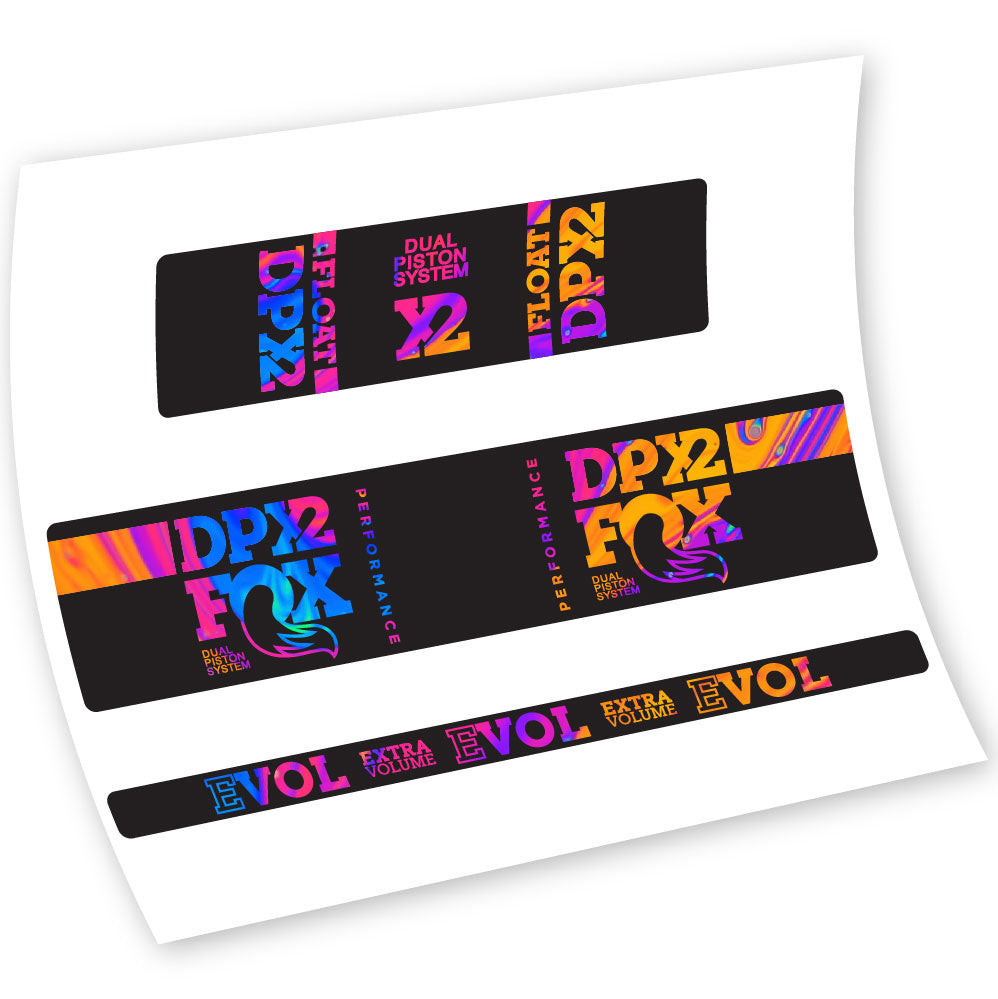 Stickers Fox Float DPX2 Performance compatibles Autocollants amortisseur