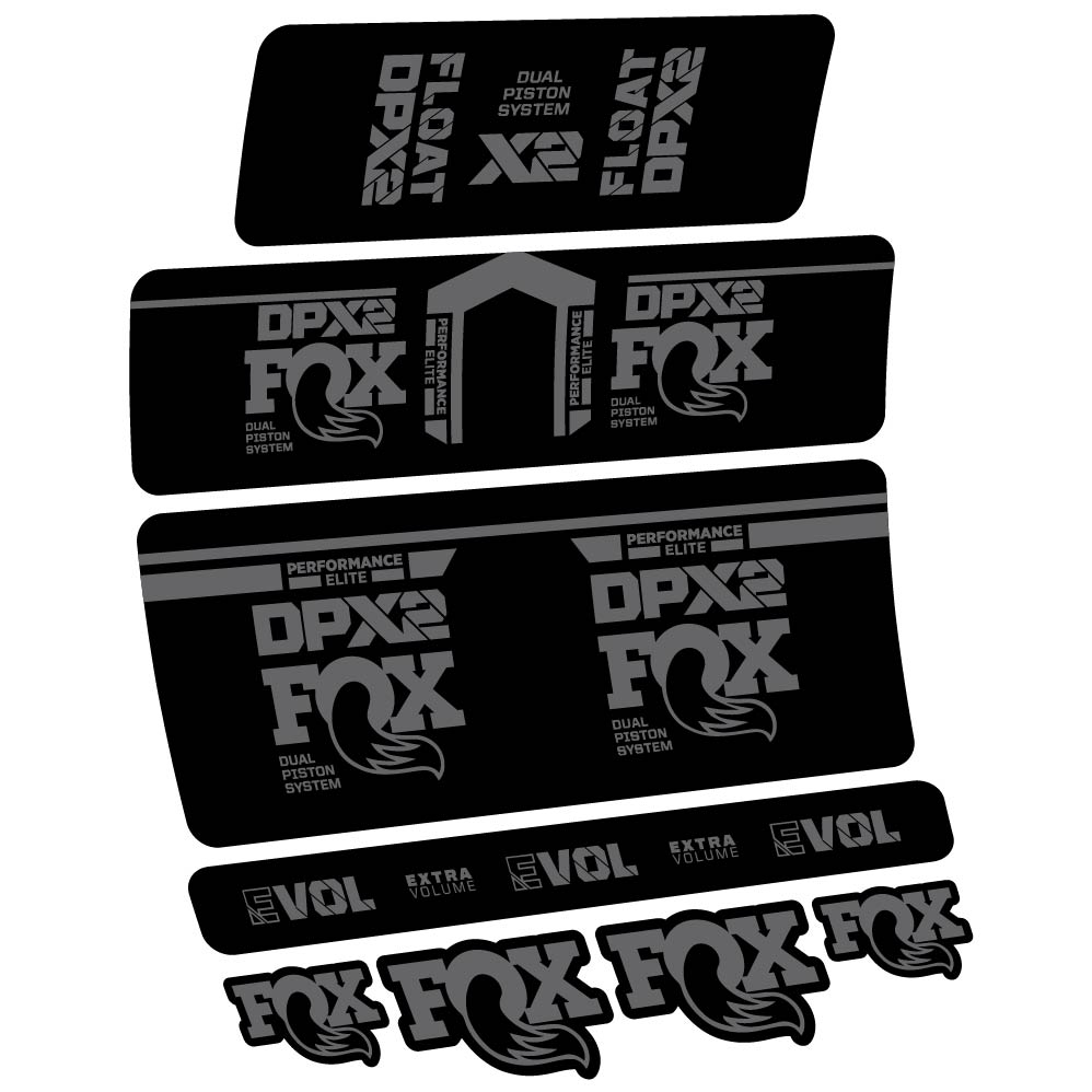 Stickers Fox DPX2 Performace Elite 2021 compatibles Autocollants amortisseur