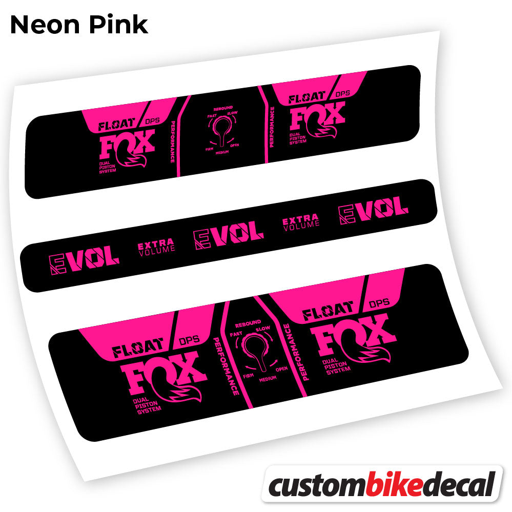 Neon Pink decal for Fox DPS Performance 2021 rear shock – bike sticker vinyl
