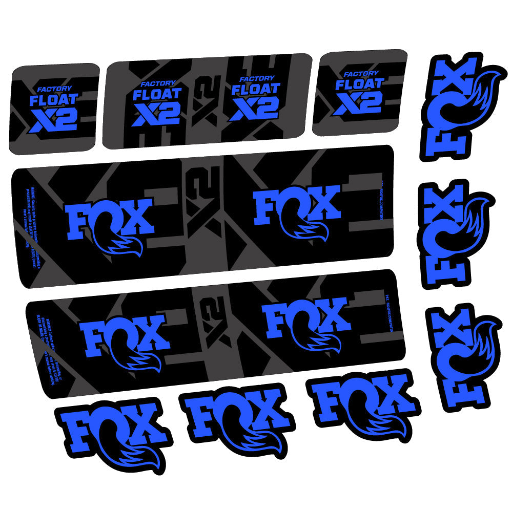 Stickers Fox Float X2 Factory compatibles Autocollants amortisseur