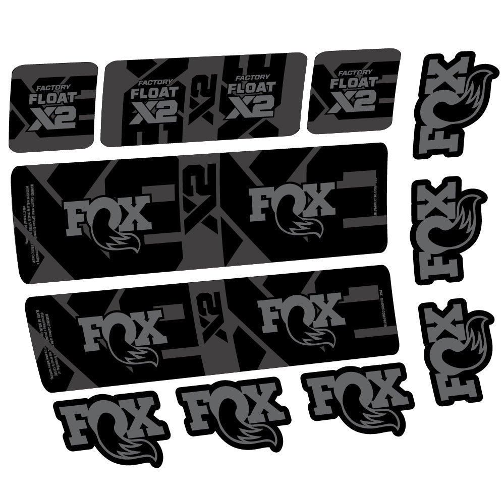 Stickers Fox Float X2 Factory compatibles Autocollants amortisseur