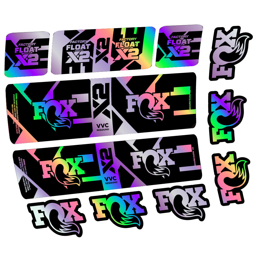 Stickers Fox Float X2 Factory compatibles Autocollants amortisseur