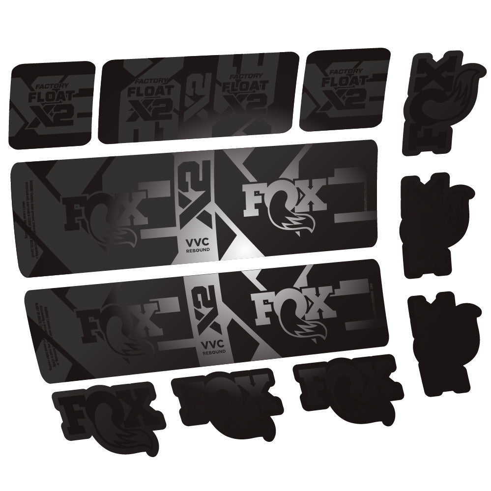 Stickers Fox Float X2 Factory compatibles Autocollants amortisseur